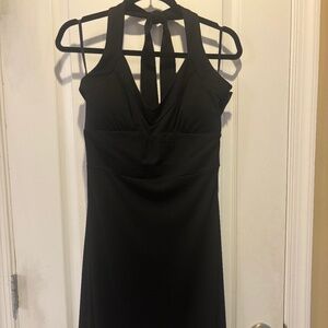 Banana Republic Black Halter Dress Size 10